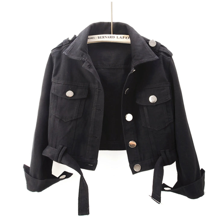 Romi - Cropped Cotton Utility Jacket