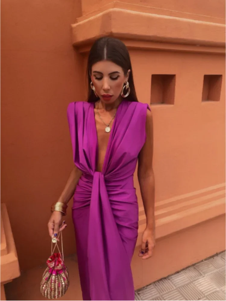 Selena - Ardent Draped Dress