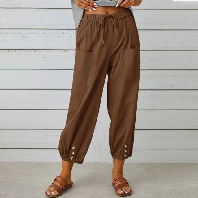Luxen - Elastic Waist Casual Women’s Pants