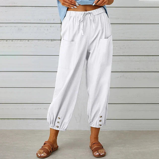 Luxen - Elastic Waist Casual Women’s Pants