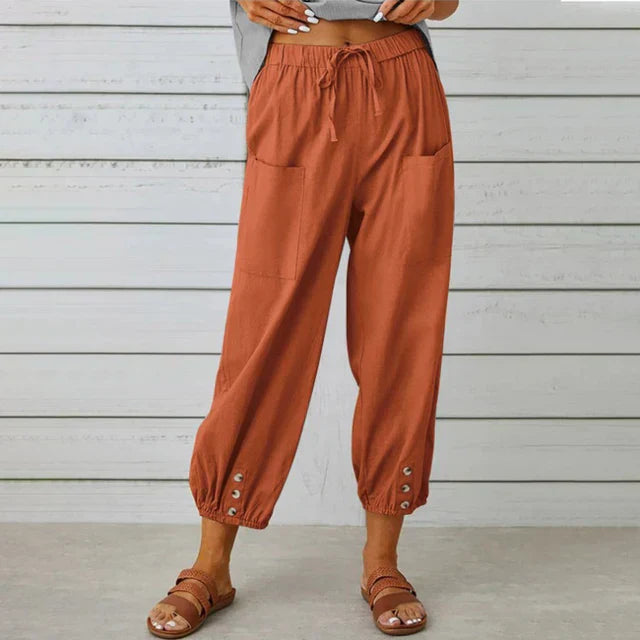 Luxen - Elastic Waist Casual Women’s Pants