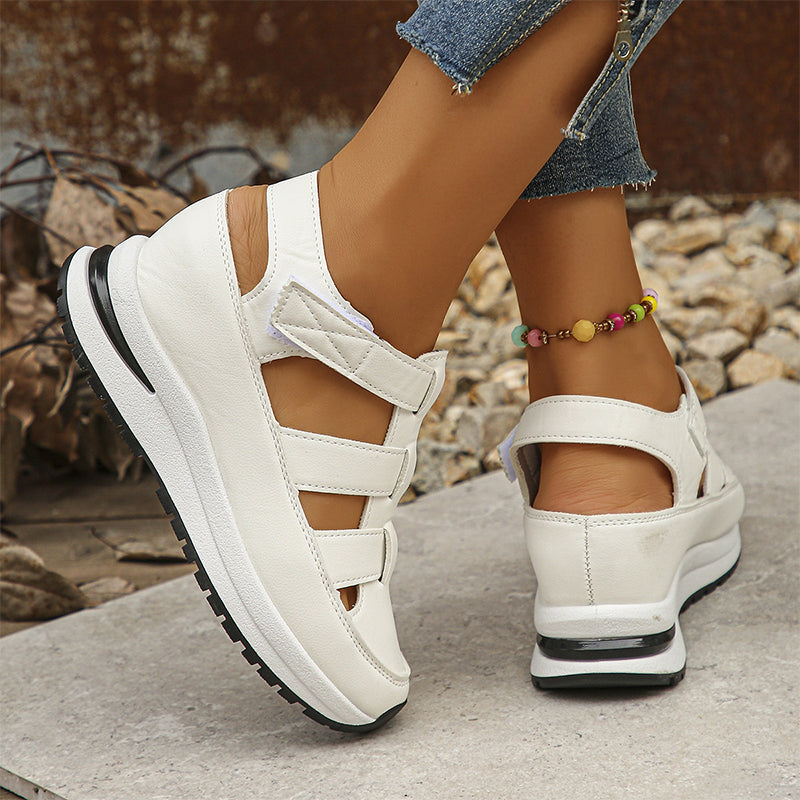 Ilona | Velcro Wedge Sandal