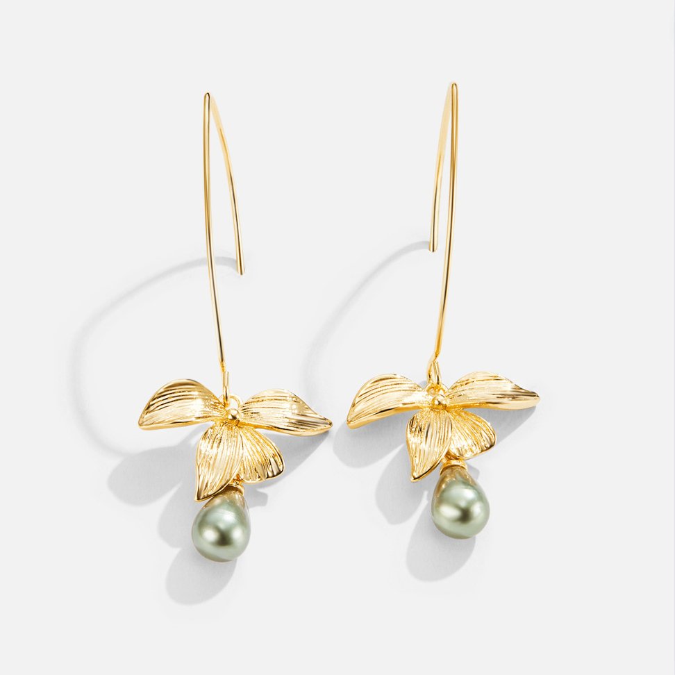 Erzulie Gold Leaf Earrings