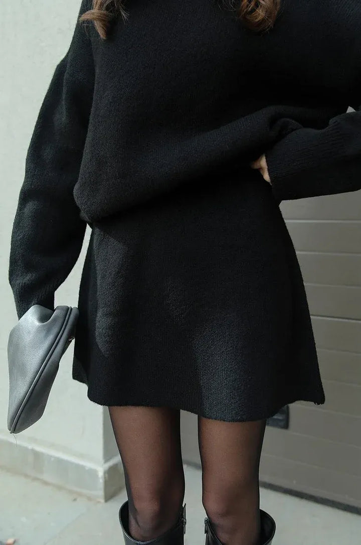 Helena - Żakiet z dzianinową spódnicą
