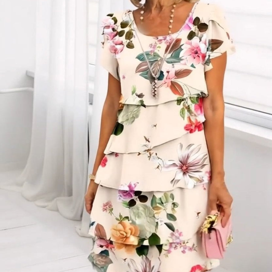 Lyra - Graceful Floral Elegant Dress
